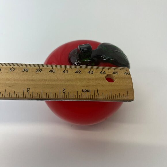 Royal Gallery Hand Blown Glass Fruit 7 PCS Sculptural Fruit Decor Paper Weight M - Picture 14 of 16